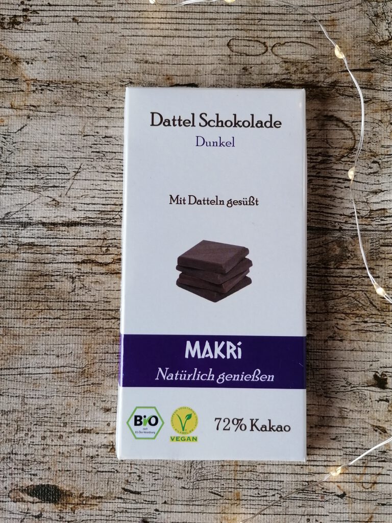 Schokolade mit Datteln Makri 