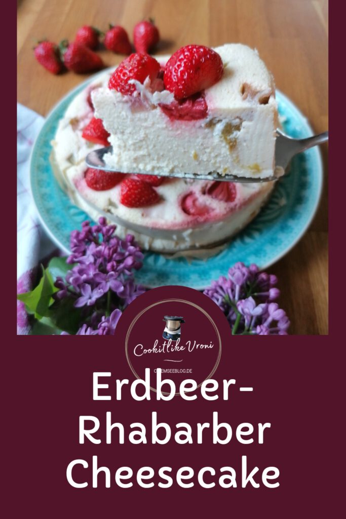 Erdbeer Rhabarber Cheesecake