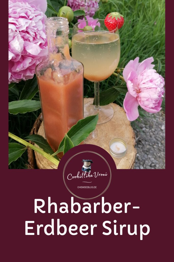 Rhabarber-Erdbeer Sirup Cookit Rezept