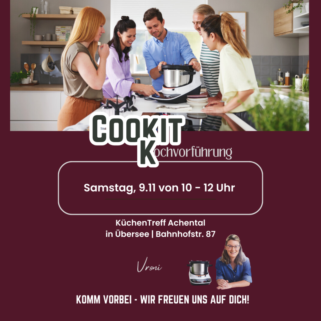 Cookit live erleben Übersee