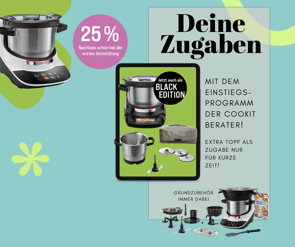 Cookit Angebot und Zugaben