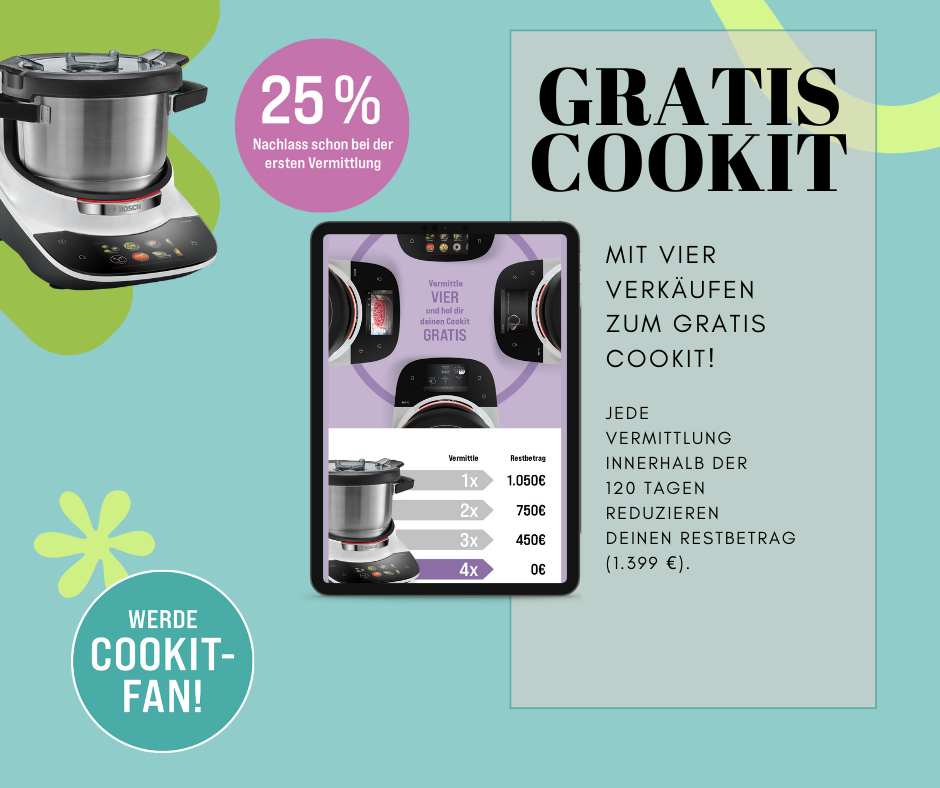 Cookit gratis im Einstiegsprogramm