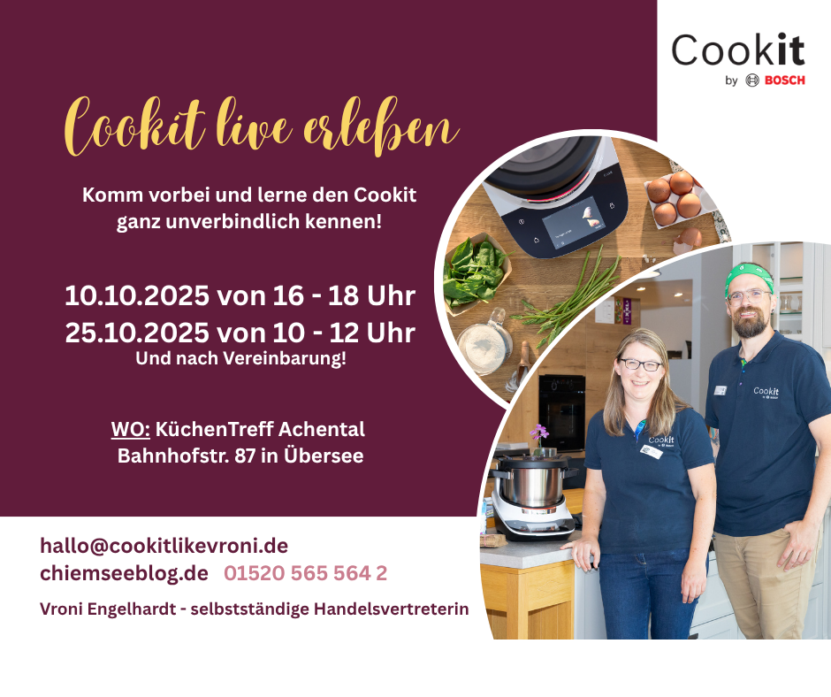 Cookit live erleben Chiemgau