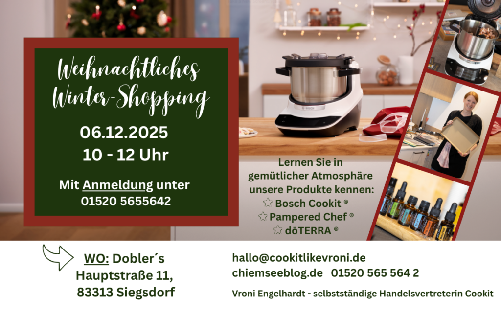 Cookit live erleben Chiemgau