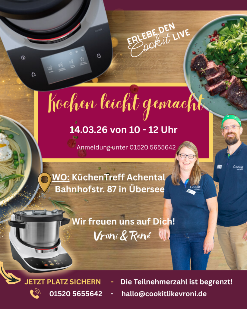 Cookit live erleben Chiemgau