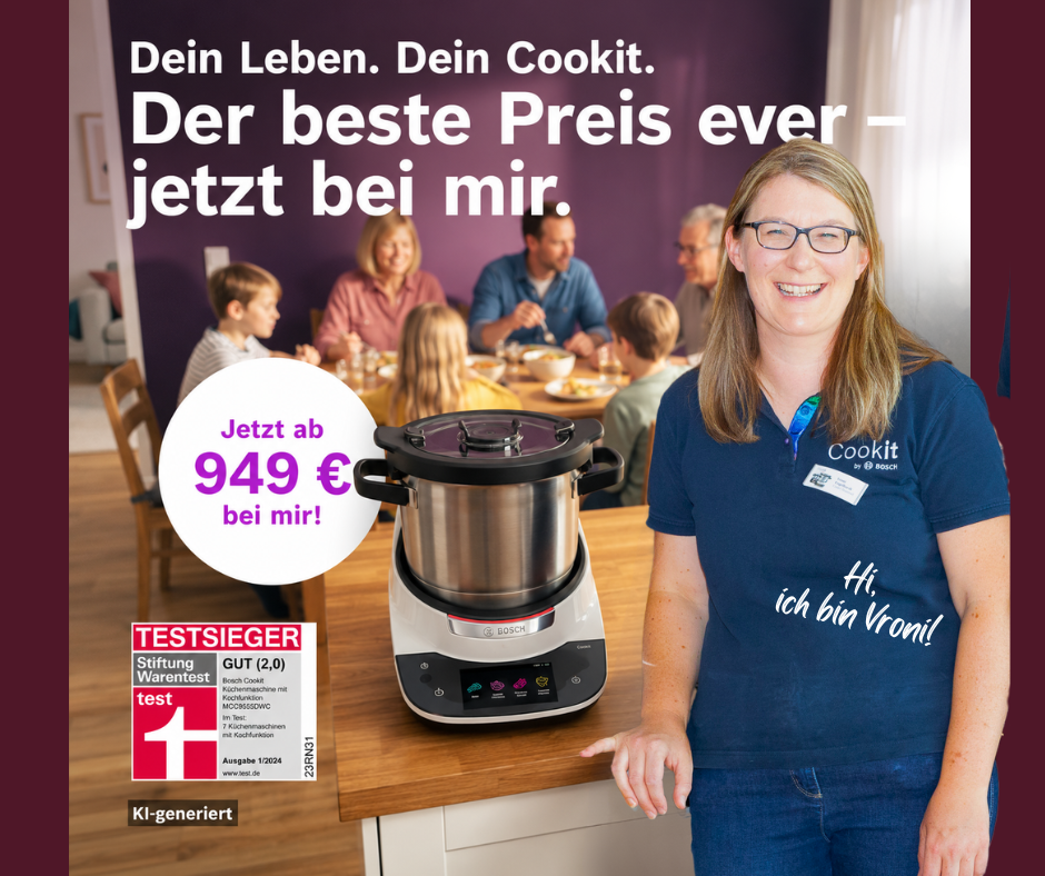 Bosch Cookit bester Preis - Black Friday 