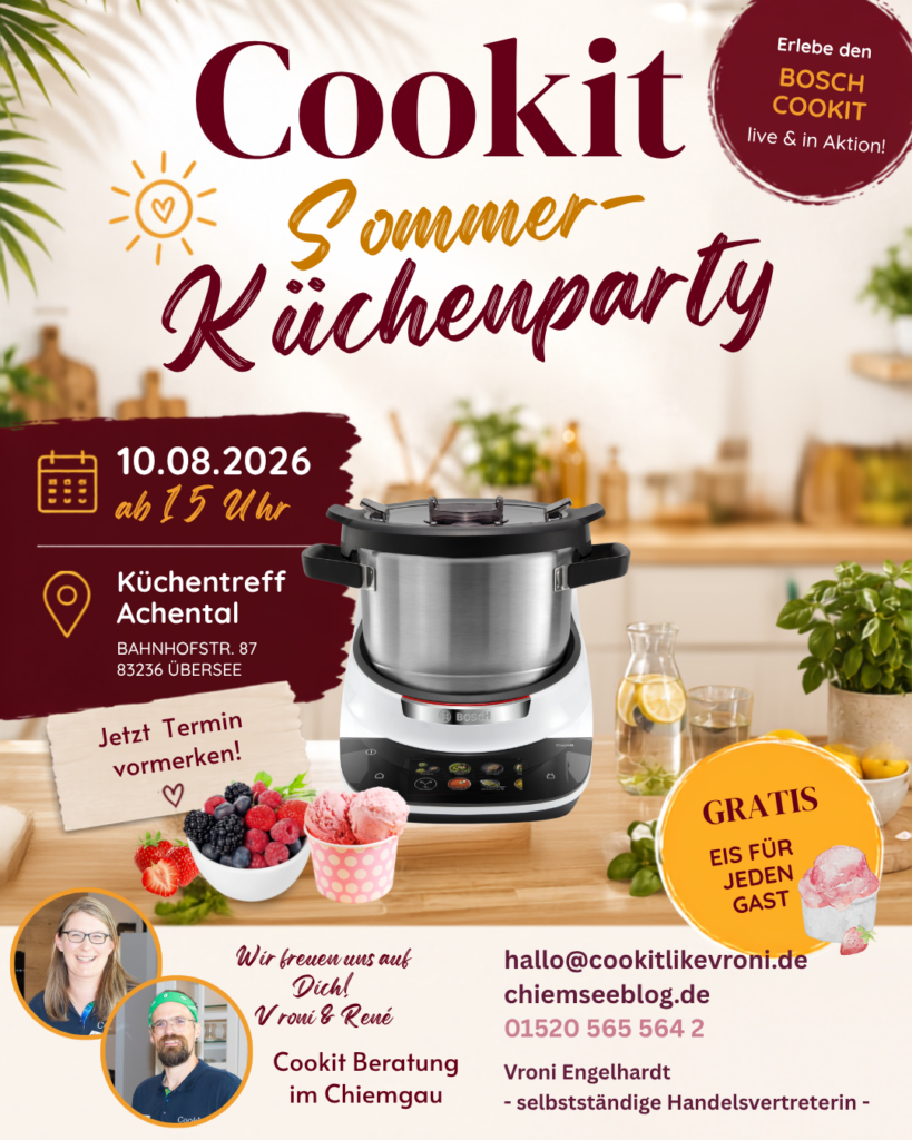 Cookit live erleben Chiemgau Chiemsee