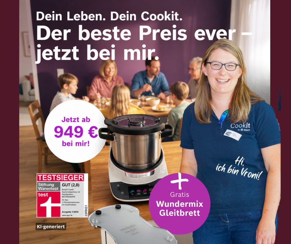 Bosch Cookit bester Preis - Black Friday