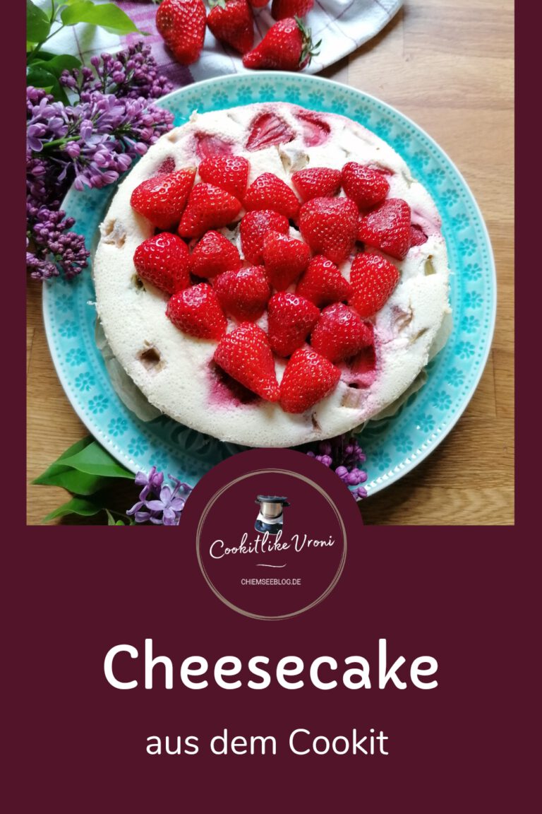 Cheesecake aus dem Cookit Dampfgaraufsatz - Chiemseeblog - Cookit Rezepte