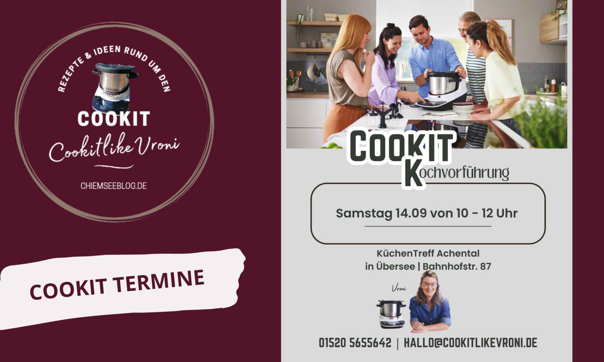 Cookit Kochvorführung Chiemgau