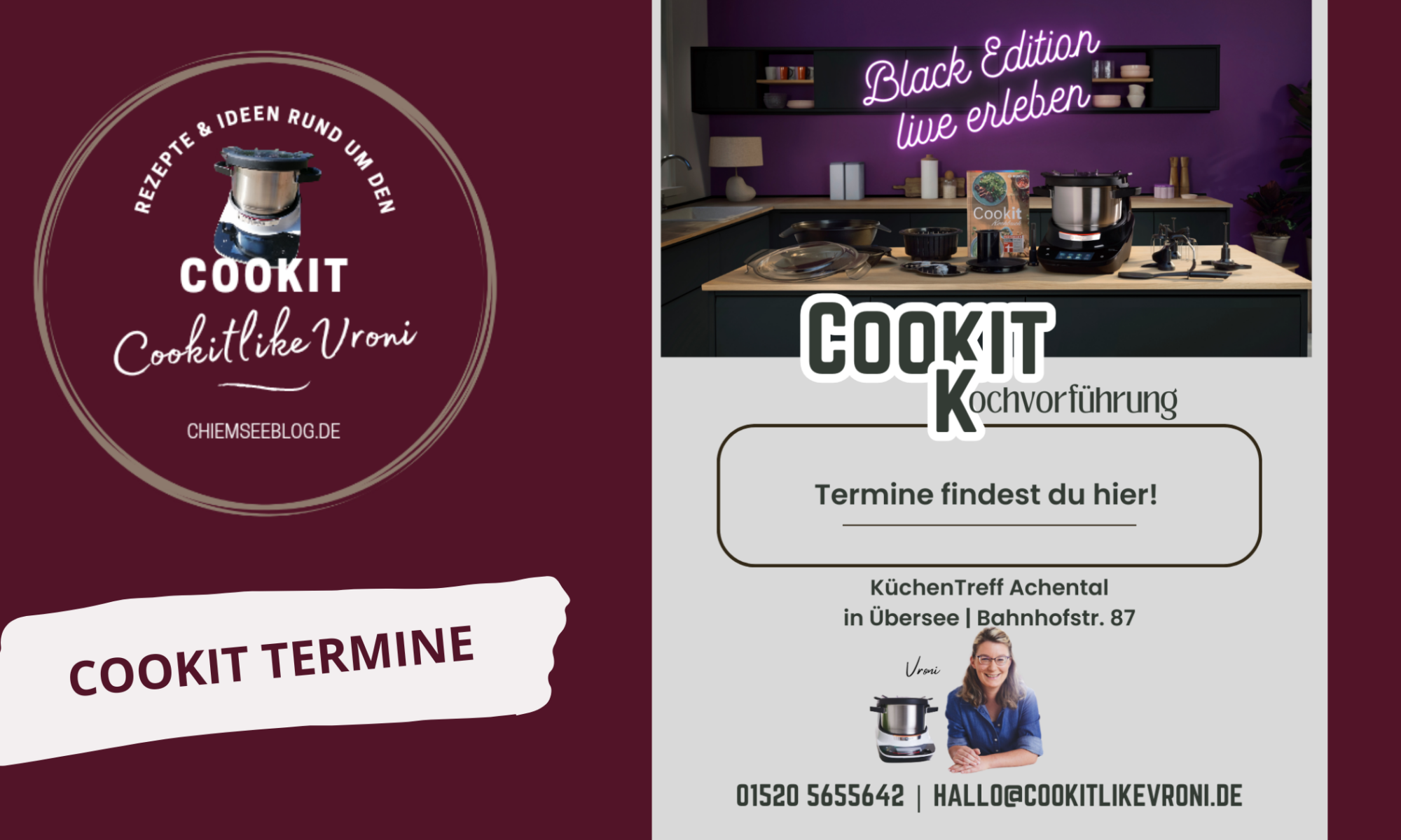 Cookit live erleben Termine