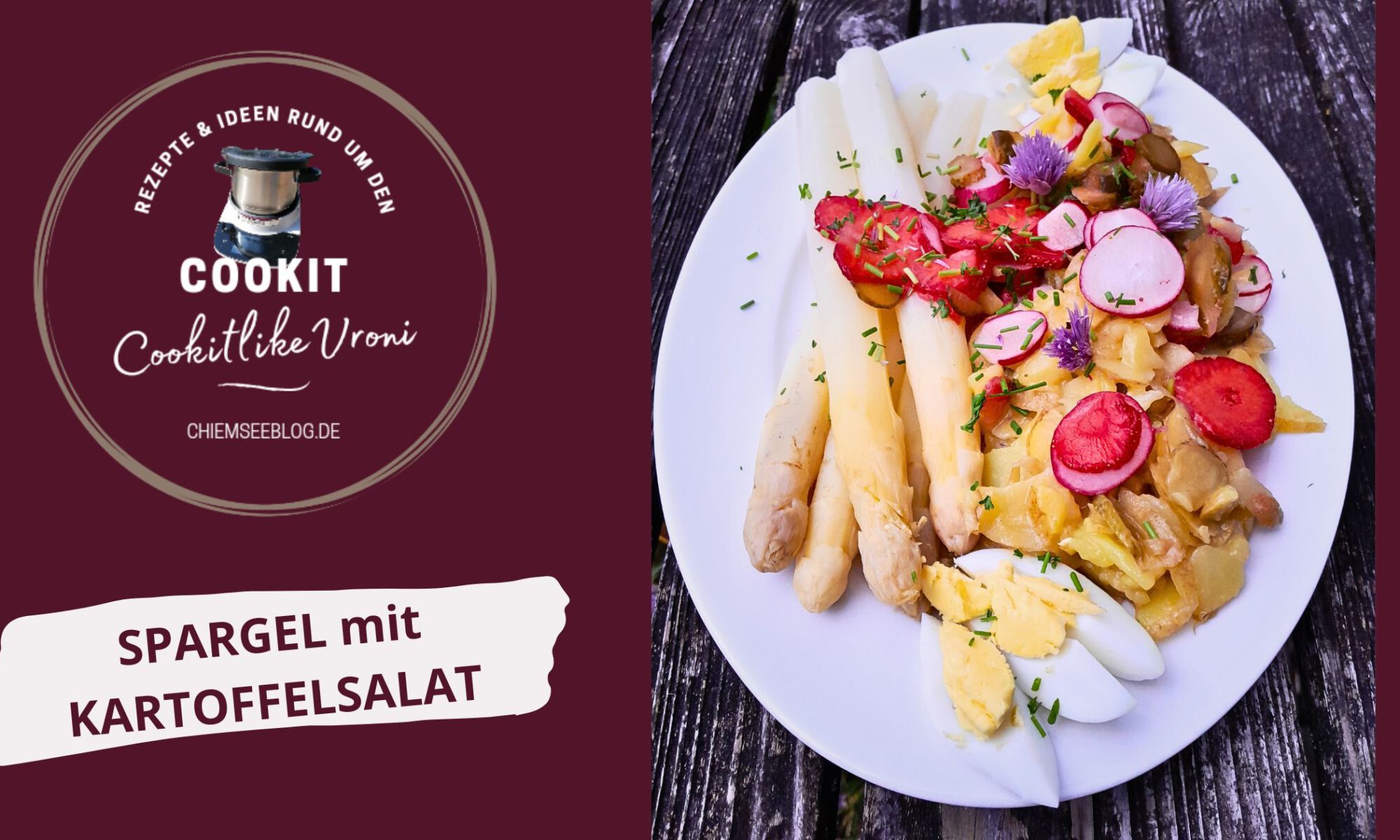 Cookit Rezept Spargel mit Kartoffelsalat